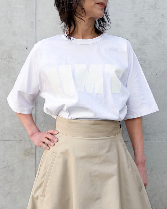 mtmodelist / ロゴTEE/ WHITE×WHITE / MG-T14-122