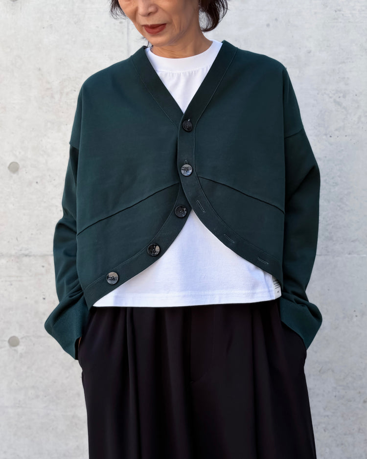någonstans / hem-design cardigan  / kale / 470JA470-0571