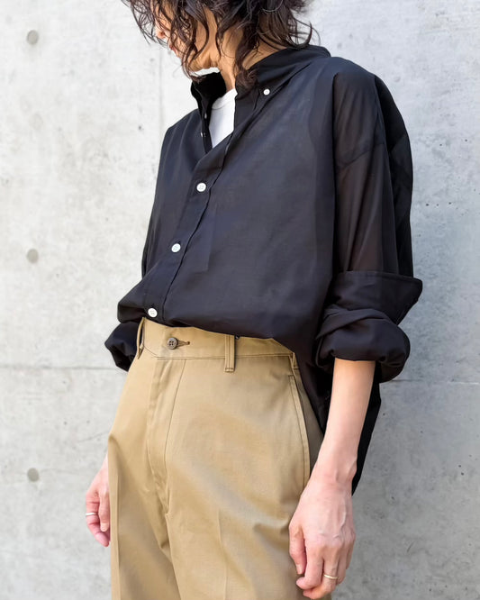 THE SHINZONE / DADDY SHIRT / BLACK / 25MMSBL09