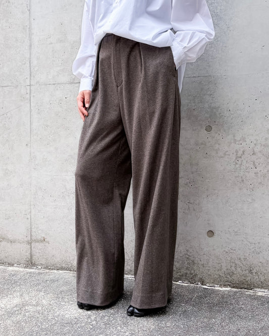 ATON / LOOSE FIT PANTS / MOCHA / PRAGLW0307
