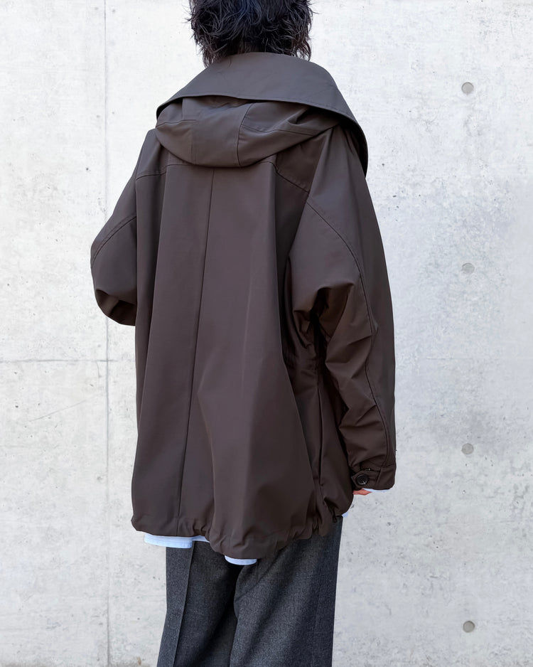 VACHEMENT / Taffeta Zip Up Coat / Brown / VN-01-400