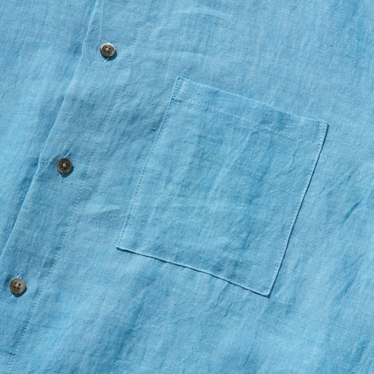 POLYPLOID / CLASSIC POCKET SHIRT B / FADE INDIGO
