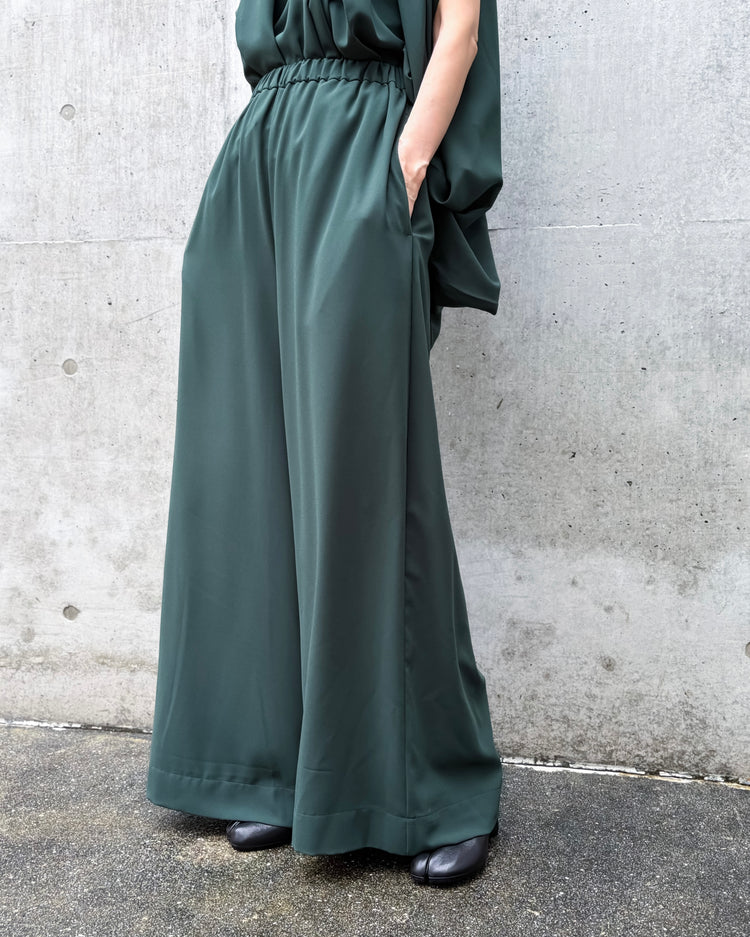 ENFÖLD / ORB BALLOON TROUSERS / D.GREEN / 300JA431-1151