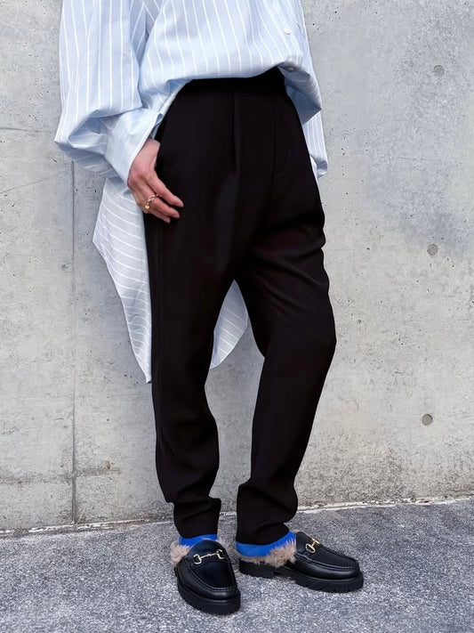 ENFÖLD / ELASTIC JODHPURS / BLACK / 300JS631-0121