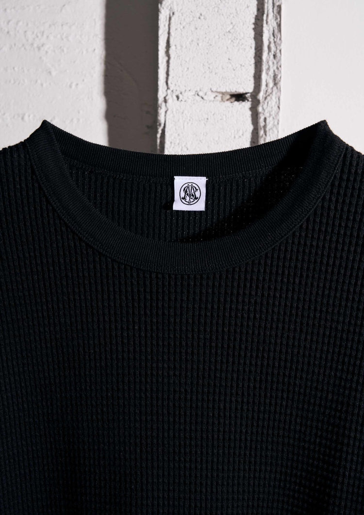 MASSES / THERMAL SHIRT L/S / BLACK