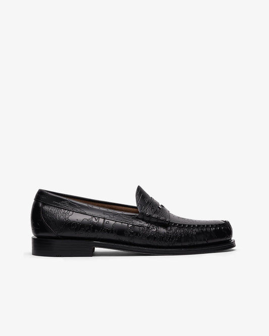 DSM / G.H. Bass Camo Larson Penny Loafer / Black / DSM02SH12