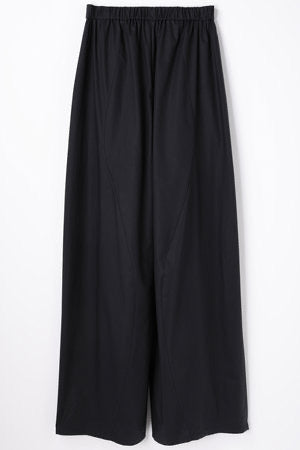 någonstans / flowline wide pants / Black / 470JA431-0221