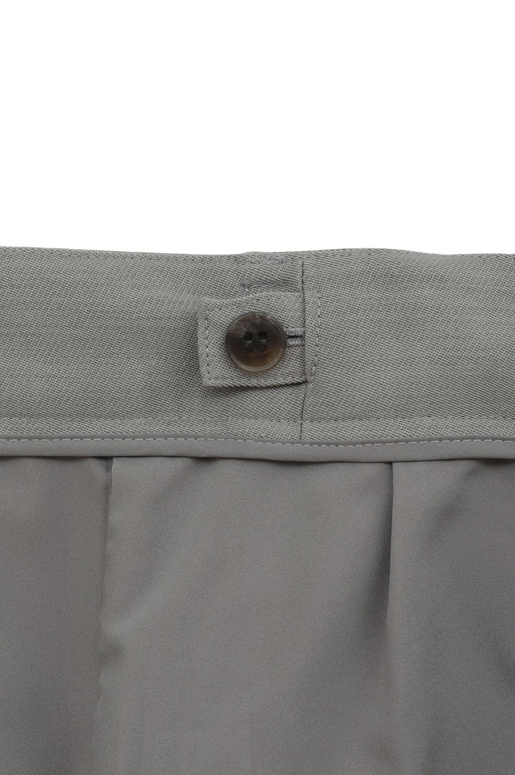 CLANE / 2WAY TUCK STRAIGHT PANTS / GRAY / 10110-7033
