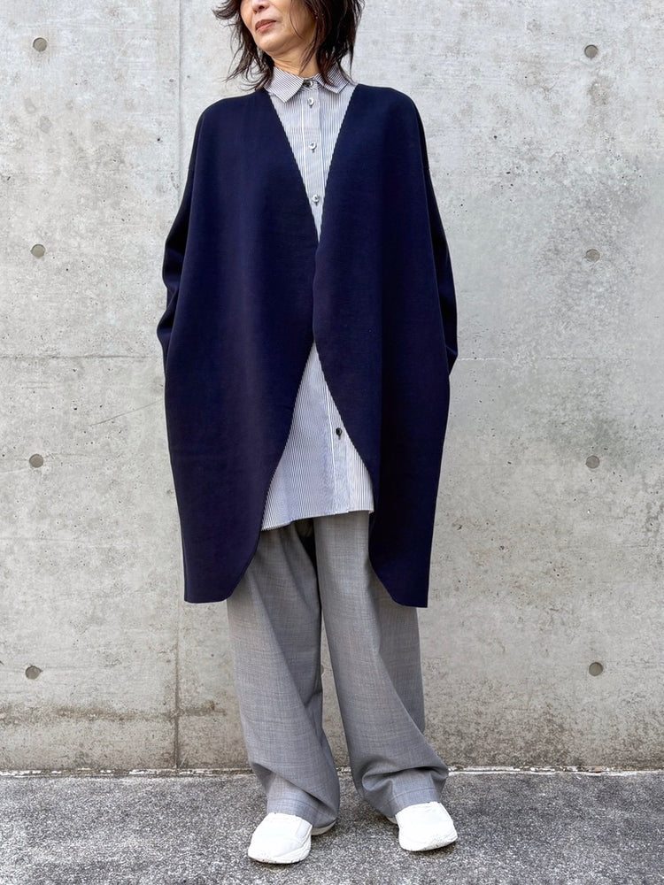 GALERIE VIE / ミラノリブモーニングコート / NAVY / 230861081030