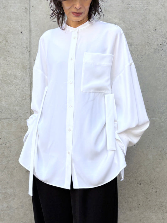 ENFÖLD / MANY-STYLE OVER SHIRT / WHITE / 300JS430-1081