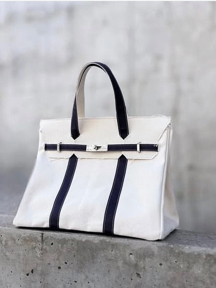 SEA / TOMBOY TOTE BAG (SILVER) / AI
