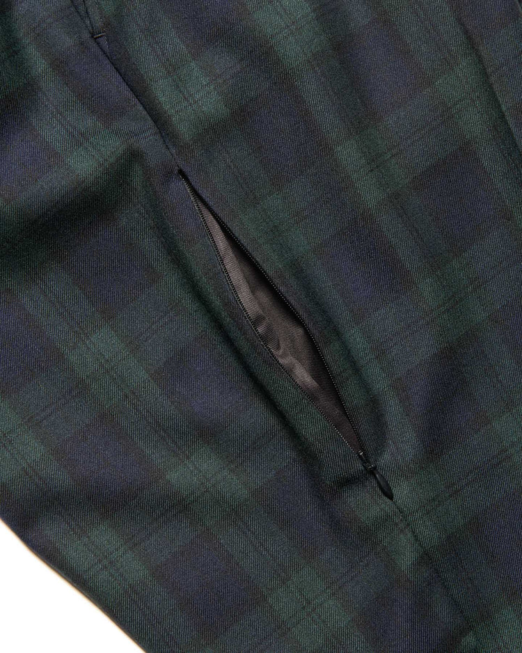 uniform experiment / STRETCH WOOL SIDE POCKET TAPERED PANTS / GREEN / UE-252039