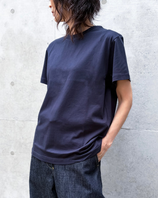 STUDIO NICHOLSON / MARINE T-SHIRT / DARKEST NAVY / SNM1619