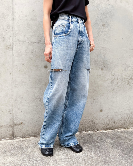 Maison Margiela / Denim Jeans Slash Detail / blue jeans / S51LA0051S305
