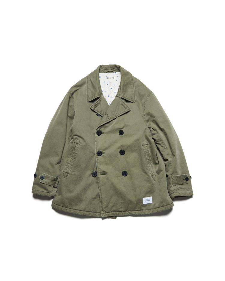 uniform expriment / MILITARY PEA COAT / KHAKI / UE- 262000
