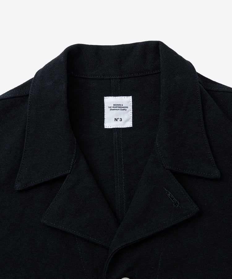 BEDWIN & THE HEARTBREAKERS / CANVAS COVERALL "NICK" / BLACK・26SB5654