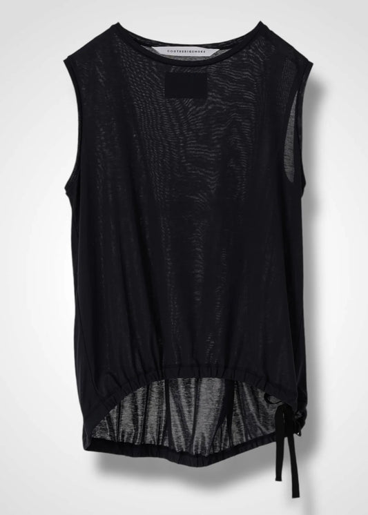 COGTHEBIGSMOKE / NELLY SLEEVELESS TOP / BLACK