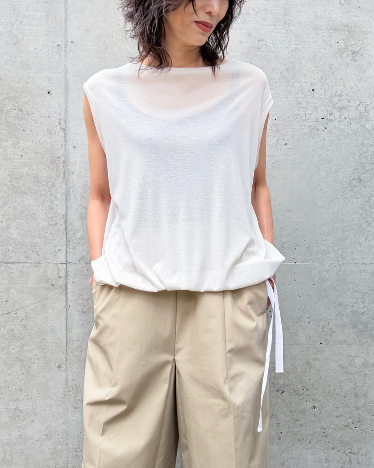 COGTHEBIGSMOKE / NELLY SLEEVELESS TOP / ICE GREY