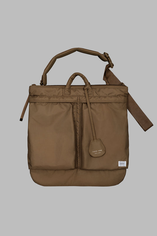 HYKE × PORTER / HELMET BAG / COYOTE BROWN / 19354