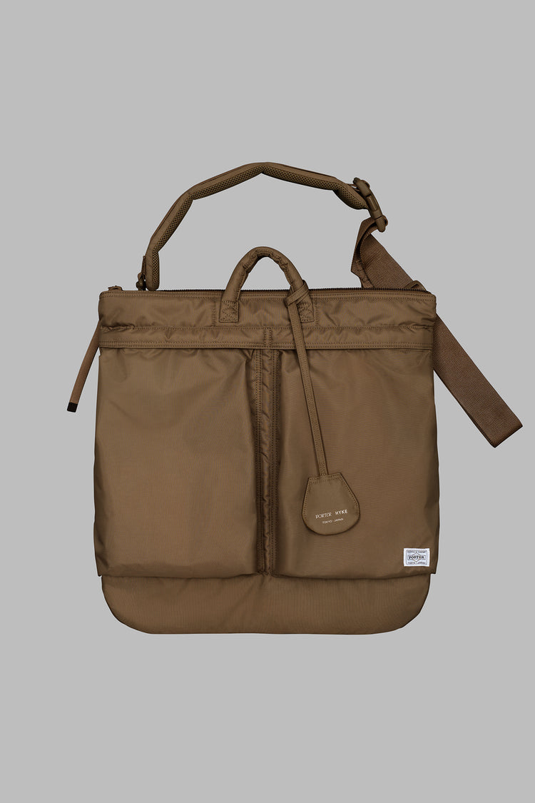 HYKE × PORTER / HELMET BAG / COYOTE BROWN / 19354