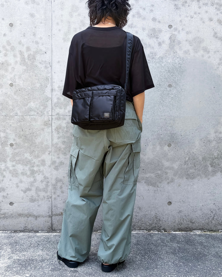 PORTER / TANKER  SLING BAG W zip(L) / 622-08633 / BLACK