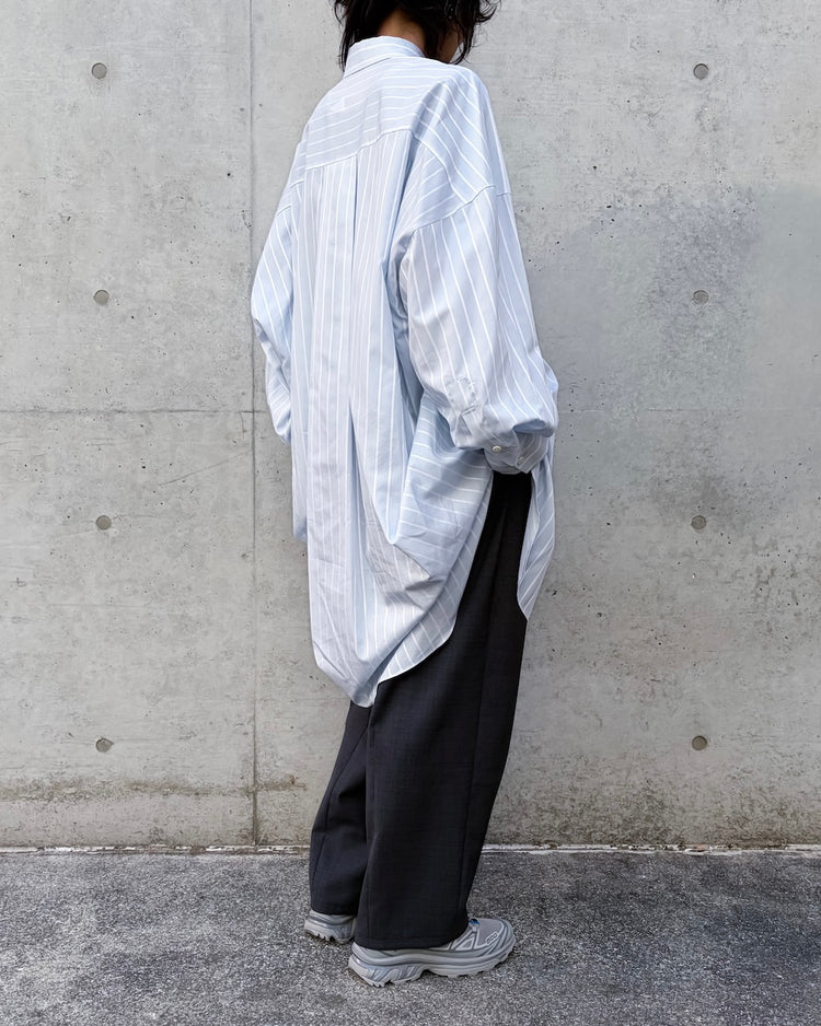 ENFÖLD / SLIT SHIRT / L.Mint / 300JS230-0171