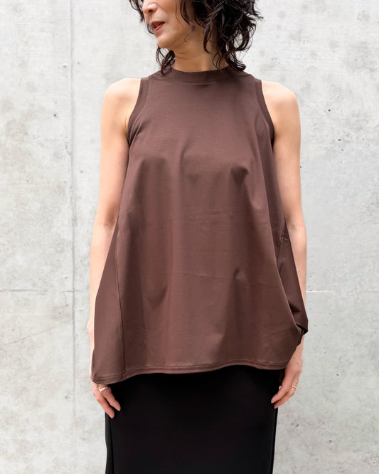 COGTHEBIGSMOKE / HIBA TOP / CHOCOLATE