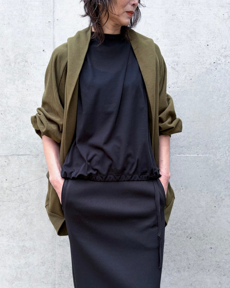 COGTHEBIGSMOKE / NICOLETTE BORERO HOODY / DK MOSS