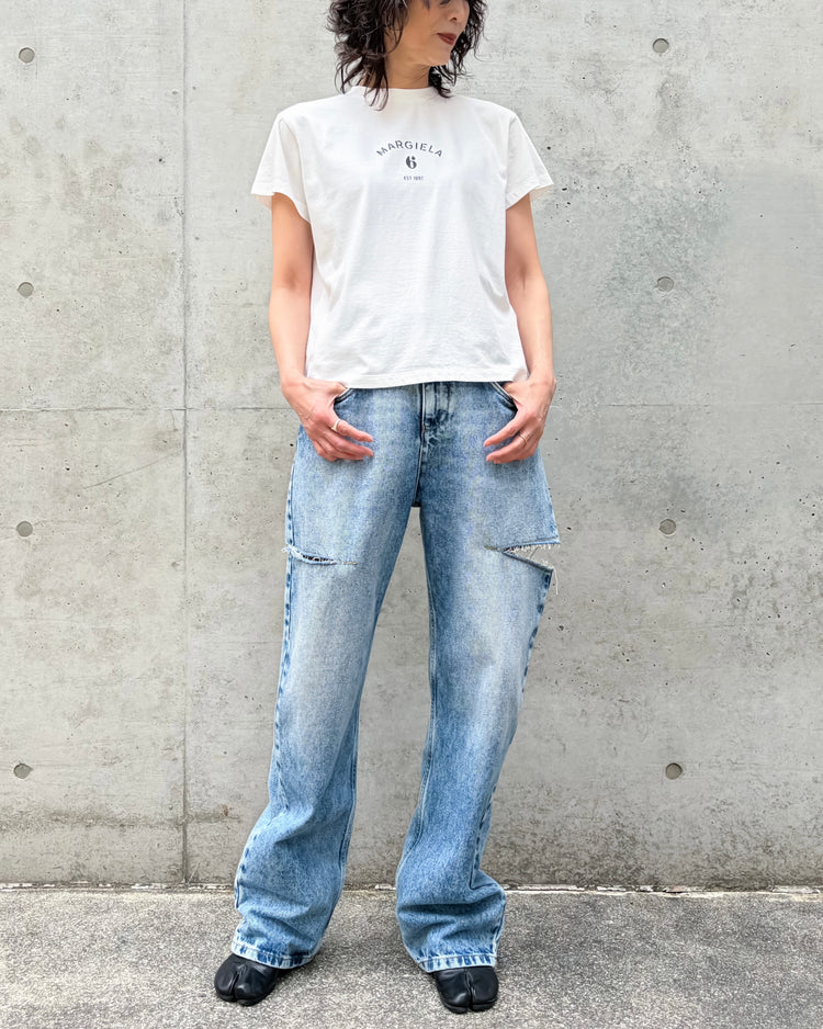 MM⑥  Maison Margiela / Signature jersey t-shirt / WHITE / S62GD0216M20048