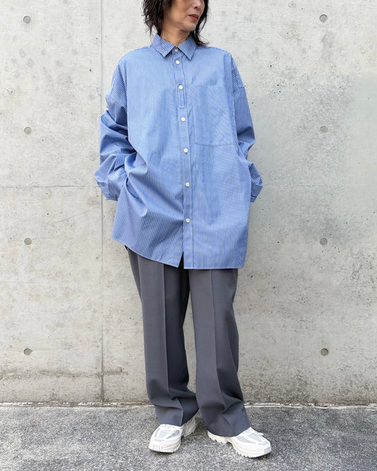 någonstans / over basic shirt / SKY / 470JS130-0761