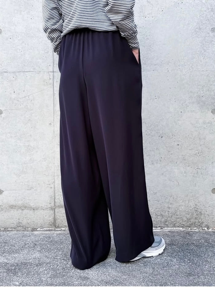 ENFÖLD / TAPERED WIDE PANTS / D.NAVY/ 300JS231-0111