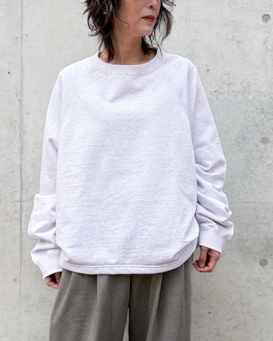 COGTHEBIGSMOKE / KAYA TUCKED HEM TOP / ICE GRAY