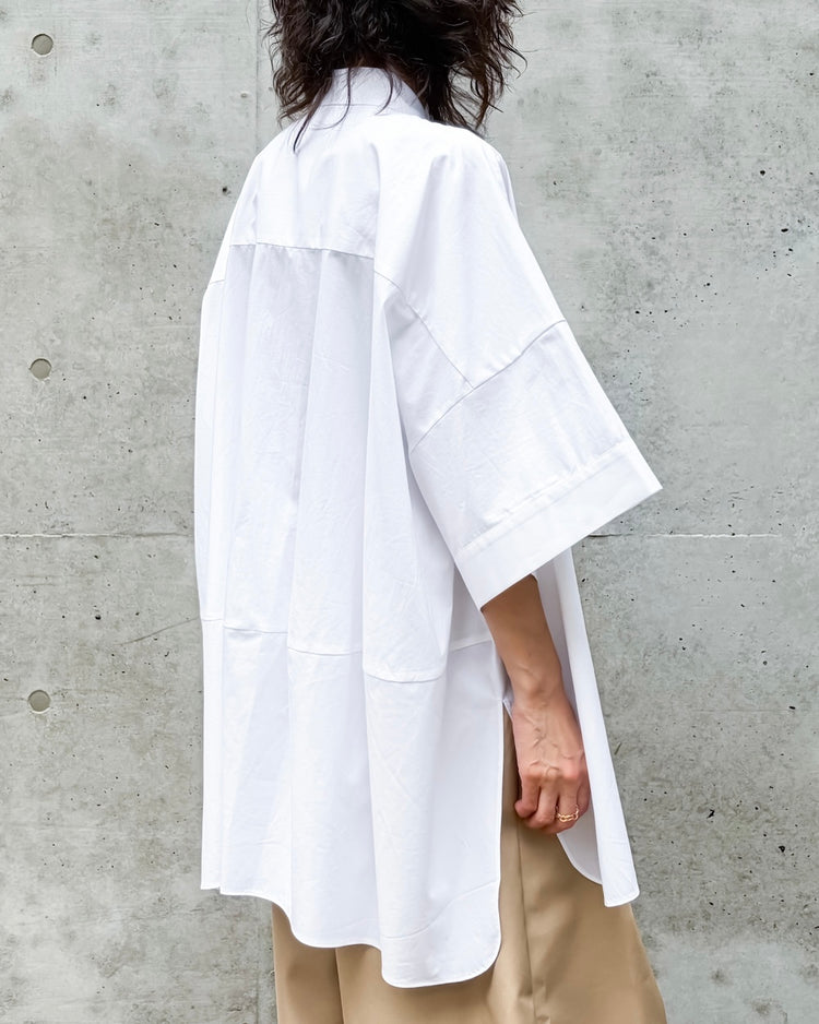 någonstans / volume shirt / salt / 470JA830-0191