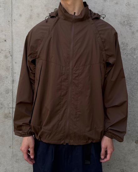 DAIWA PIER39 / TECH PERTEX® RUN-GUN 2WAY PARKA / BROWN GRAY / BJ-71026 DAIWA PIER39 / TECH PERTEX® RUN-GUN 2WAY PARKA / BROWN GRAY / BJ-71026