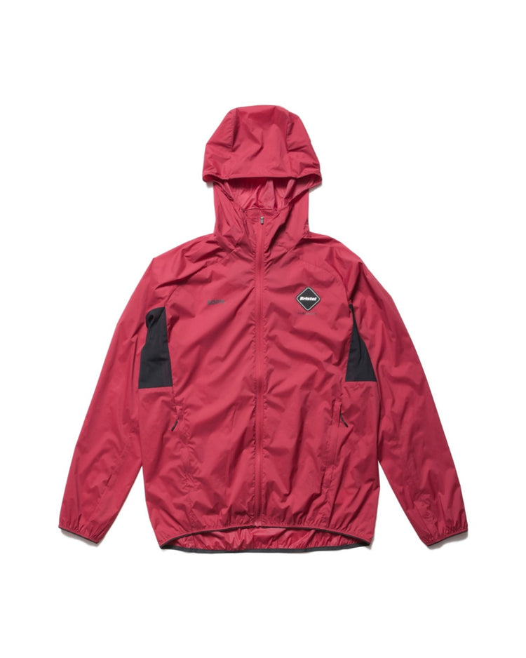 F.C.Real Bristol / LIGHT WEIGHT BREATHABLE PACKABLE HOODIE / RED / FCRB-260043