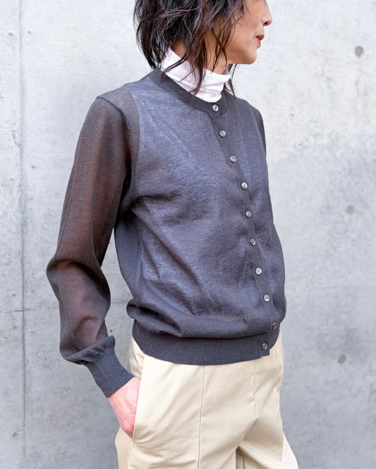 mtmodelist / シンプルカーディガン / D.GRAY / MG-K01-300