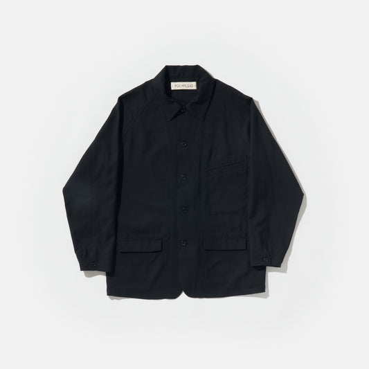 POLYPLOID  / COVERALL JACKET C / BLACK / C-2-005-067
