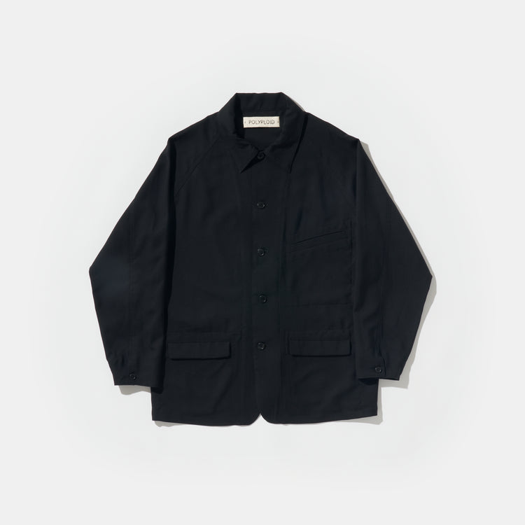 POLYPLOID  / COVERALL JACKET C / BLACK / C-2-005-067