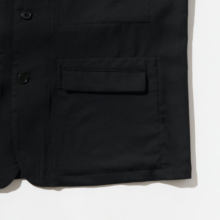 POLYPLOID  / COVERALL JACKET C / BLACK / C-2-005-067