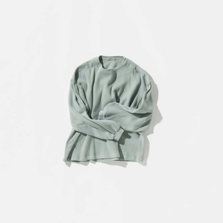 POLYPLOID  /  OVERSIZE LONGSLEEVE C / SAGE / C-7-001-061