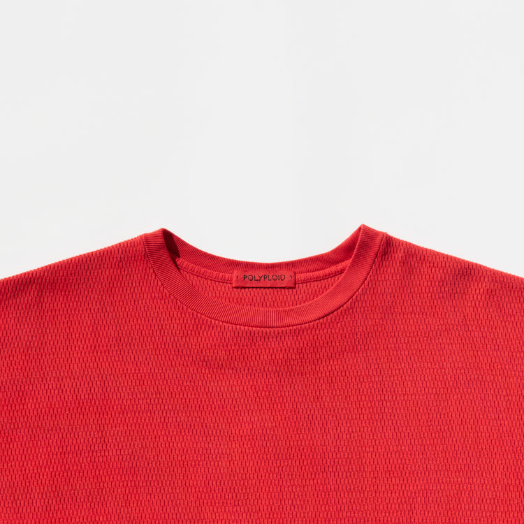 POLYPLOID  /  OVERSIZE LONGSLEEVE C / RED / C-7-001-061