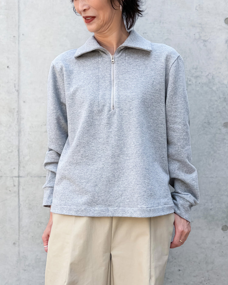 mtmodelist / ハーフZIP TOPS ハーフZIP / GRAY / MH-T04-102