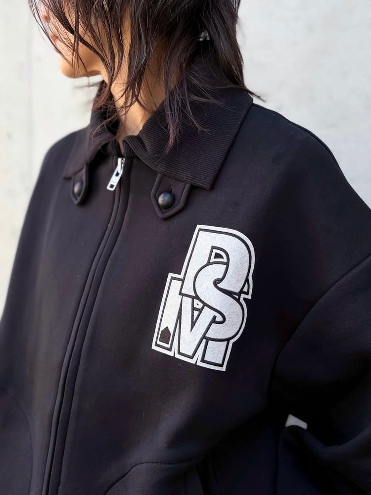 DSM kei ninomiya / Varsity Jacket Cotton Polyester Double Knit / Black / DSM01J004 /
