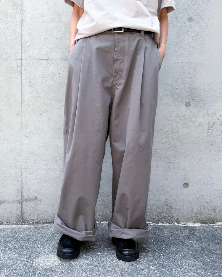 SOFIE D'HOORE / DARTED PANT(Compact winter cotton) / TURTLE / PASADENA-COA