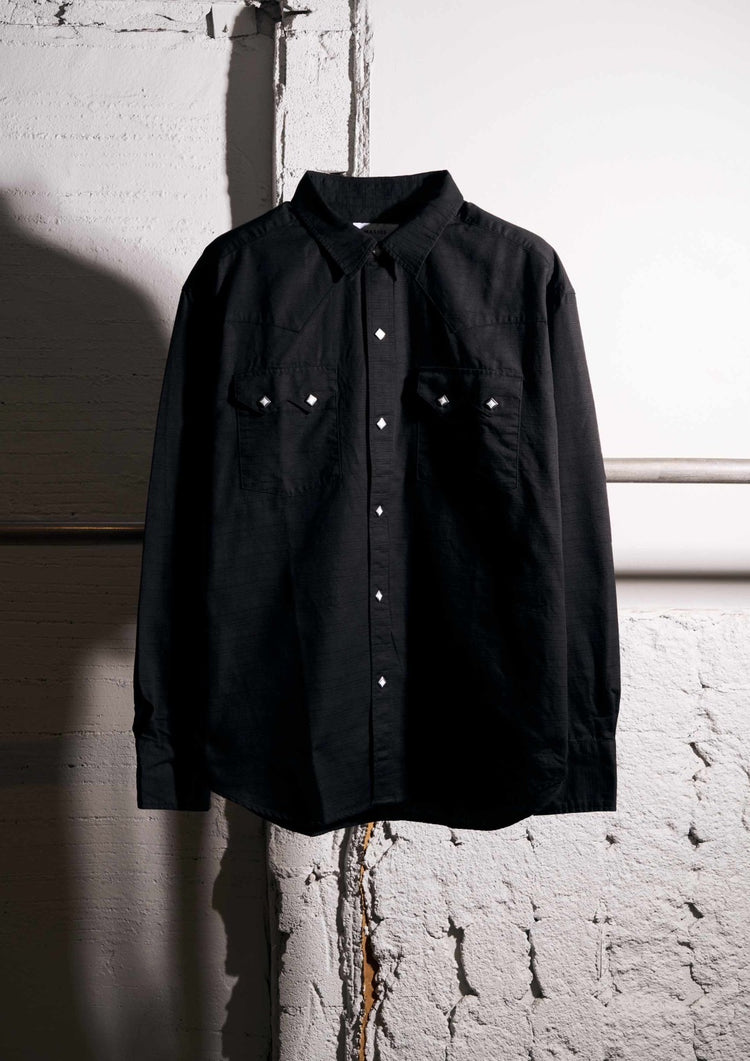 MASSES / WESTERN SHIRT NP / BLACK