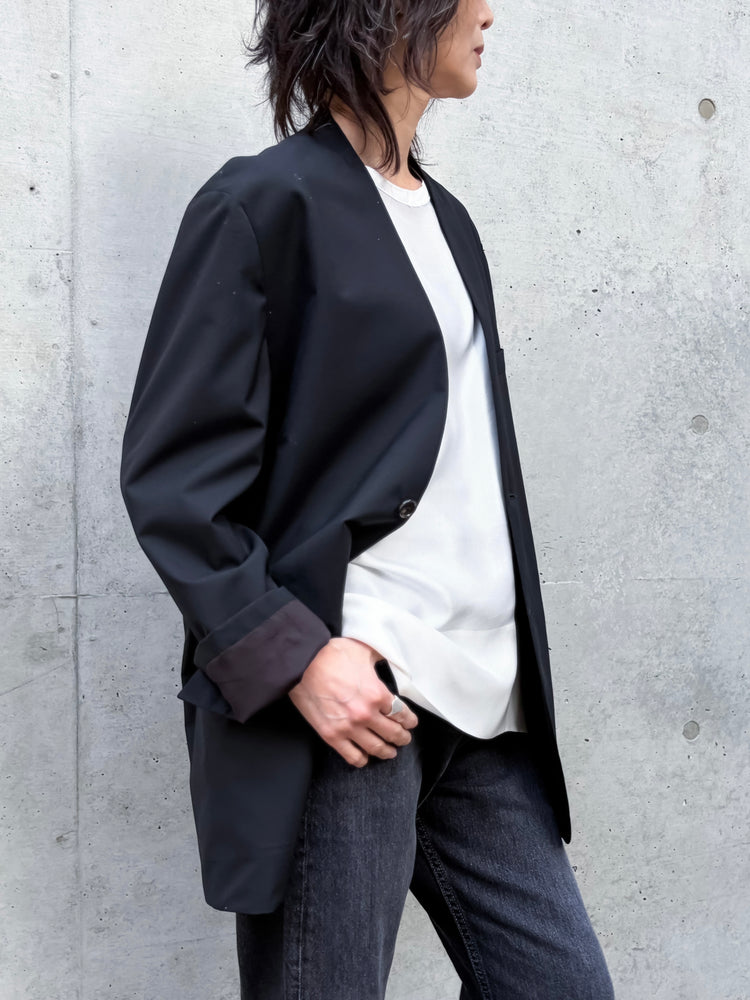 BOWTE / EXTRA FINE WORSTED TOROPICAL JACKET / BLACK / 261-06-0005