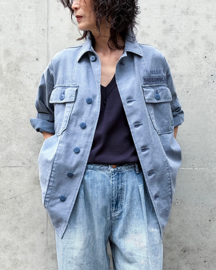 MADISONBLUE / MILITARY JK L.oz BS / BLUE / MB261-1016