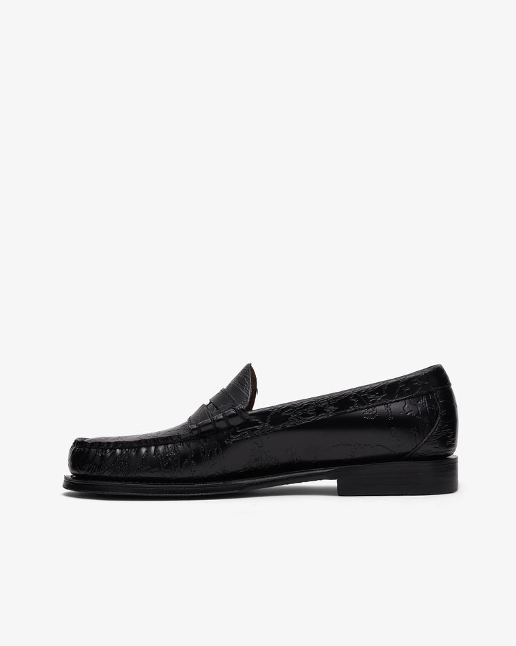 DSM / G.H. Bass Camo Larson Penny Loafer / Black / DSM02SH12
