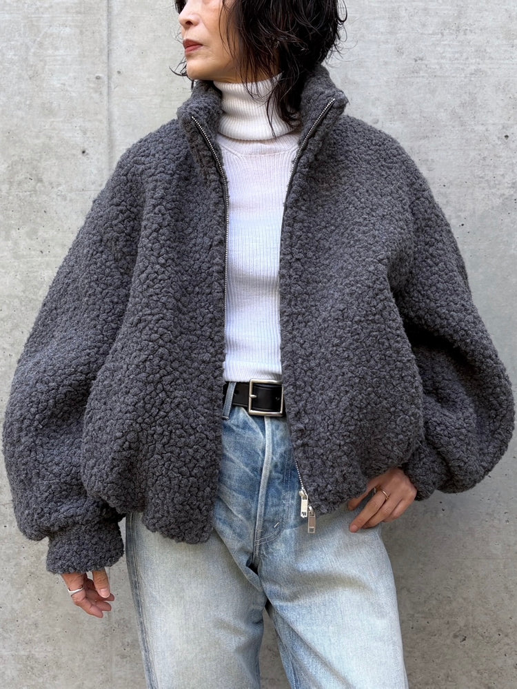 CLANE / BALLOON BOA BLOUSON / GRAY /  19101-0032