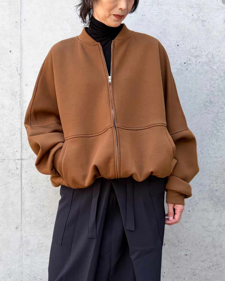 COGTHEBIGSMOKE / OLLIE ZIP UP BLOUSON / CARAMEL